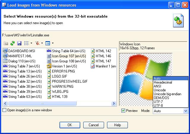 Load Images from Windows resources